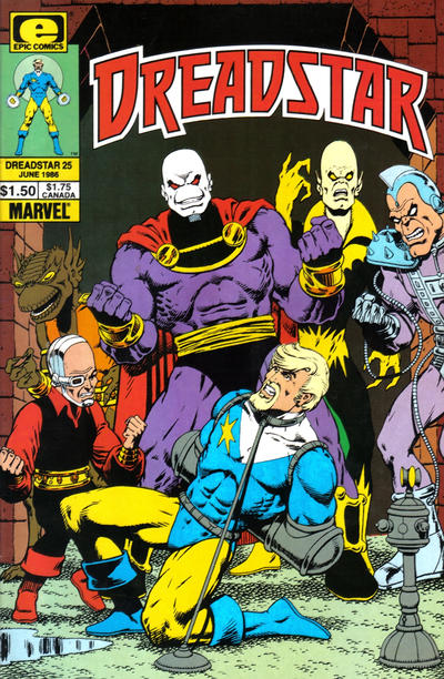 Cover for Dreadstar (Marvel, 1982 series) #25