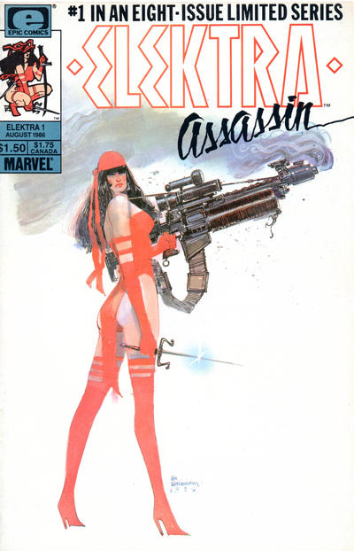Cover for Elektra: Assassin (Marvel, 1986 series) #1