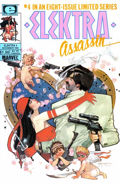 Cover for Elektra: Assassin (Marvel, 1986 series) #4