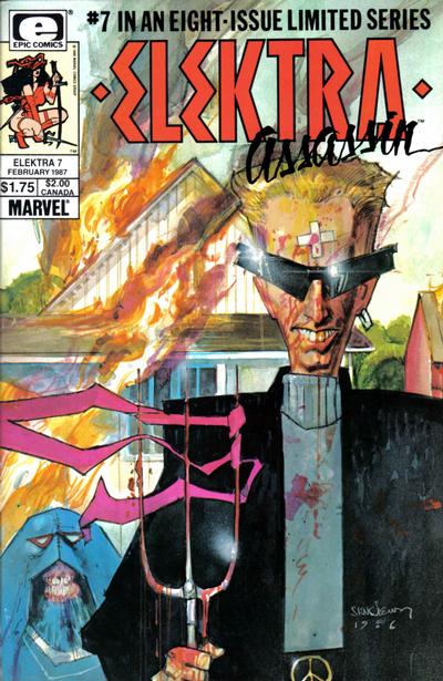 Cover for Elektra: Assassin (Marvel, 1986 series) #7