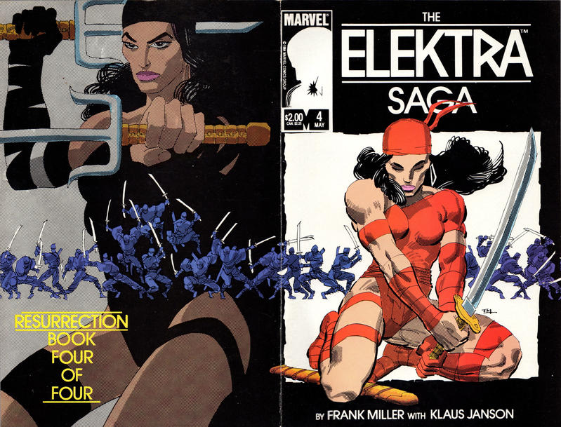 Cover for The Elektra Saga (Marvel, 1984 series) #4