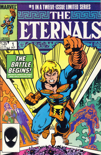 Cover for Eternals (Marvel, 1985 series) #1 [Direct]