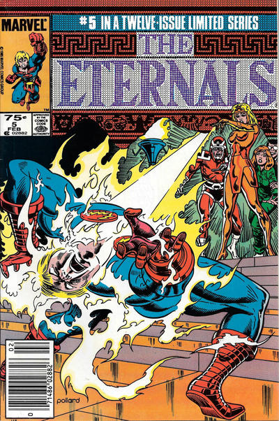 Cover for Eternals (Marvel, 1985 series) #5 [Newsstand]