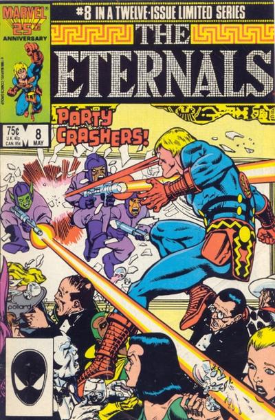 Cover for Eternals (Marvel, 1985 series) #8 [Direct]