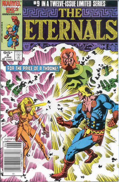 Cover for Eternals (Marvel, 1985 series) #9 [Canadian]