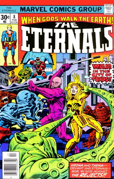 Cover for The Eternals (Marvel, 1976 series) #8 [Regular Edition]