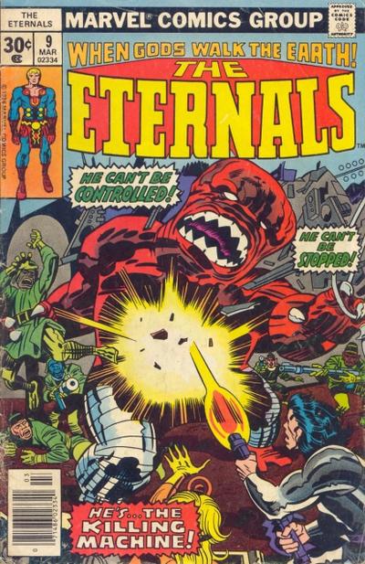 Cover for The Eternals (Marvel, 1976 series) #9 [Regular Edition]