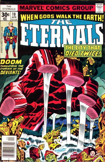 Cover for The Eternals (Marvel, 1976 series) #10 [Regular Edition]