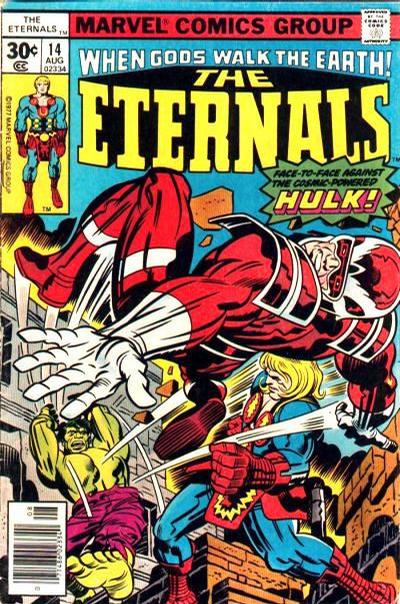 Cover for The Eternals (Marvel, 1976 series) #14 [30¢]