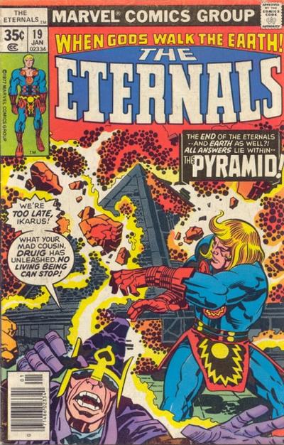 Cover for The Eternals (Marvel, 1976 series) #19