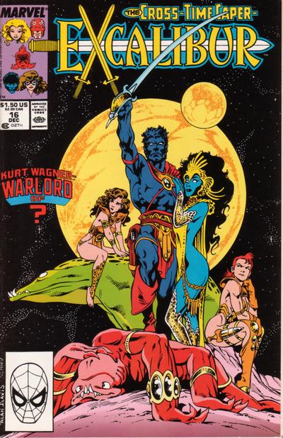 Cover for Excalibur (Marvel, 1988 series) #16 [Direct]