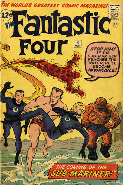 Cover for Fantastic Four (Marvel, 1961 series) #4 [Regular Edition]