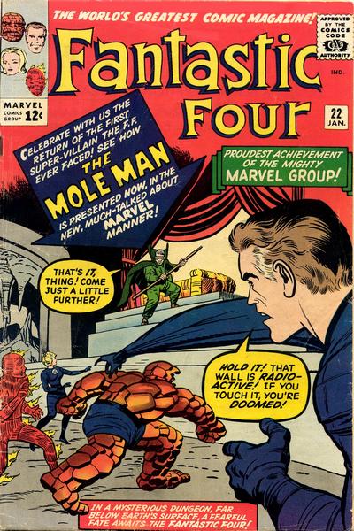 Cover for Fantastic Four (Marvel, 1961 series) #22 [Regular Edition]