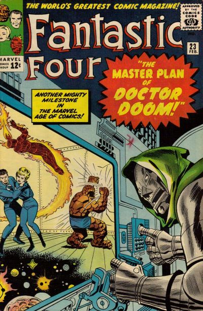 Cover for Fantastic Four (Marvel, 1961 series) #23 [Regular Edition]