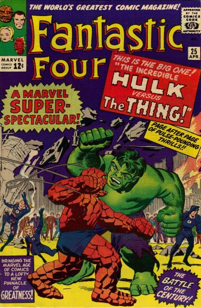 Cover for Fantastic Four (Marvel, 1961 series) #25 [Regular Edition]