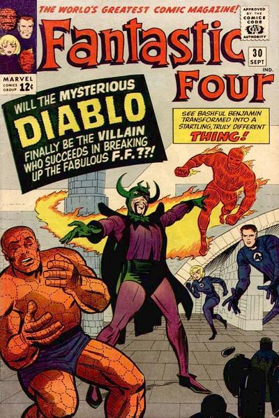 Cover for Fantastic Four (Marvel, 1961 series) #30 [Regular Edition]