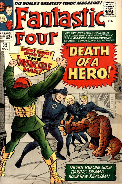 Cover for Fantastic Four (Marvel, 1961 series) #32