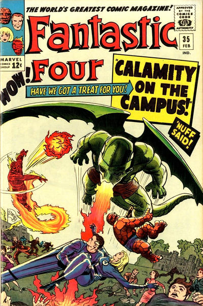 Cover for Fantastic Four (Marvel, 1961 series) #35