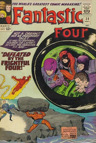 Cover for Fantastic Four (Marvel, 1961 series) #38