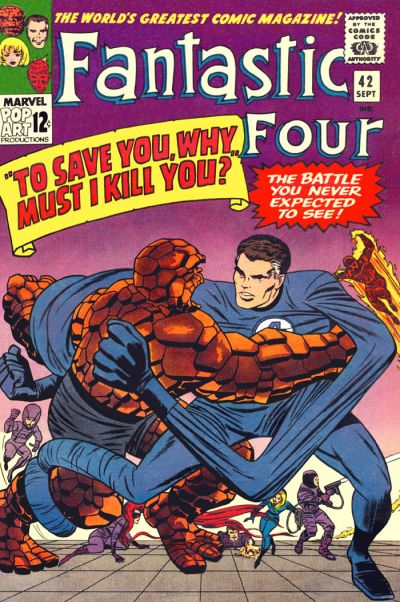 Cover for Fantastic Four (Marvel, 1961 series) #42 [Regular Edition]