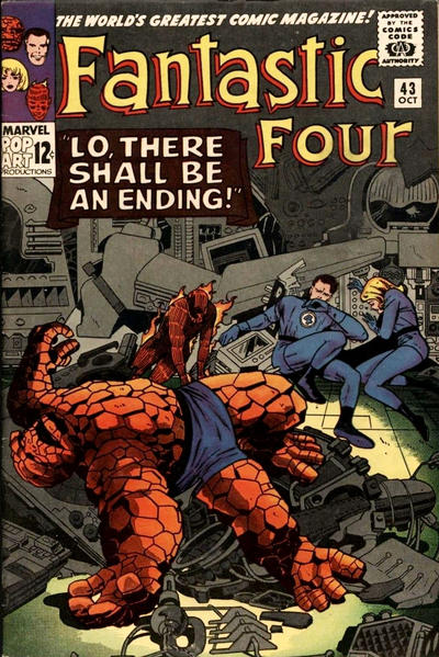 Cover for Fantastic Four (Marvel, 1961 series) #43 [Regular Edition]