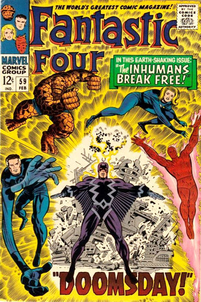 Cover for Fantastic Four (Marvel, 1961 series) #59