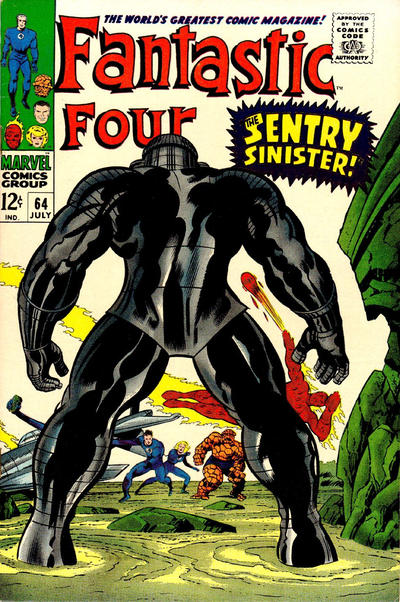 Cover for Fantastic Four (Marvel, 1961 series) #64