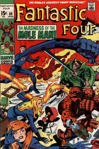 Cover for Fantastic Four (Marvel, 1961 series) #89