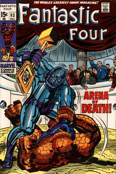Cover for Fantastic Four (Marvel, 1961 series) #93