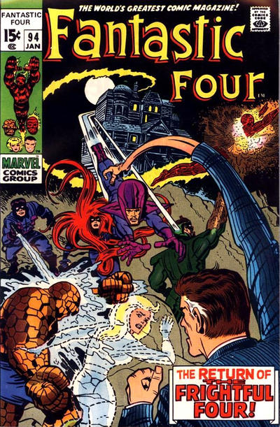 Cover for Fantastic Four (Marvel, 1961 series) #94