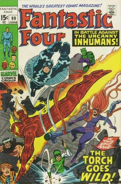 Cover for Fantastic Four (Marvel, 1961 series) #99