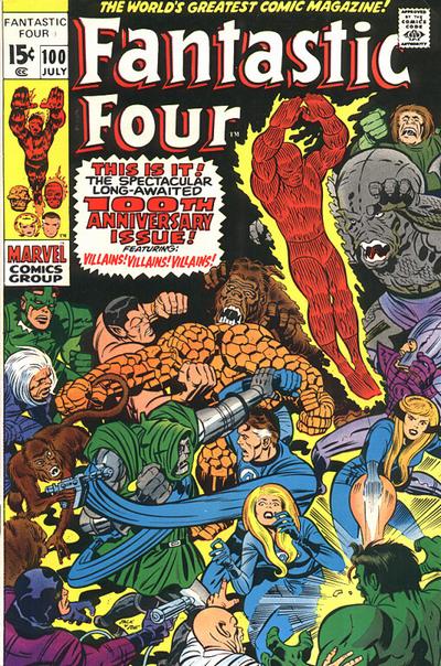 Cover for Fantastic Four (Marvel, 1961 series) #100