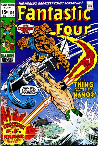 Cover for Fantastic Four (Marvel, 1961 series) #103