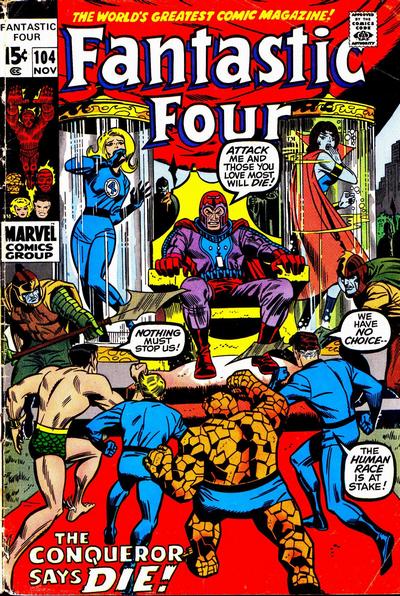 Cover for Fantastic Four (Marvel, 1961 series) #104