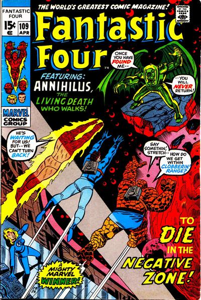 Cover for Fantastic Four (Marvel, 1961 series) #109