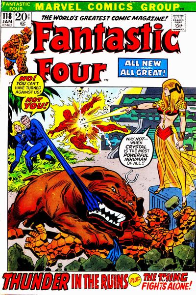 Cover for Fantastic Four (Marvel, 1961 series) #118