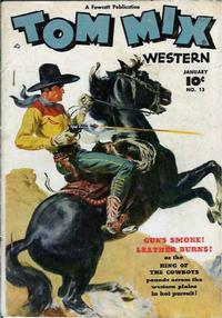 Cover Thumbnail for Tom Mix Western (Fawcett, 1948 series) #13