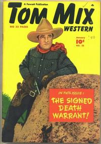 Cover Thumbnail for Tom Mix Western (Fawcett, 1948 series) #25