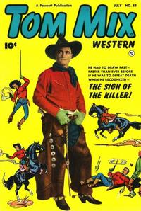 Cover for Tom Mix Western (Fawcett, 1948 series) #55