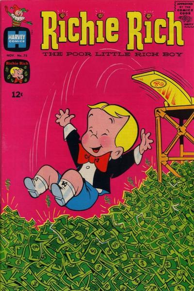 Cover for Richie Rich (Harvey, 1960 series) #75