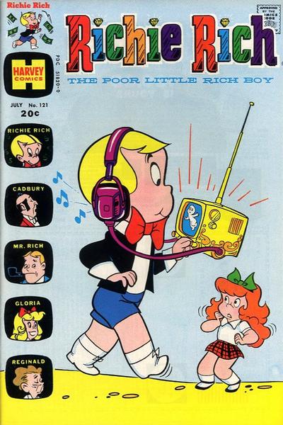 Cover for Richie Rich (Harvey, 1960 series) #121
