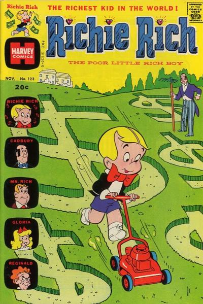 Cover for Richie Rich (Harvey, 1960 series) #123