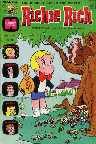 Cover for Richie Rich (Harvey, 1960 series) #124