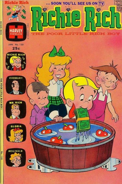 Cover for Richie Rich (Harvey, 1960 series) #130