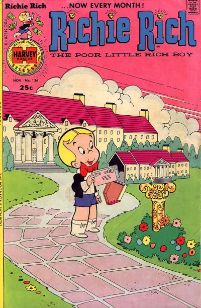 Cover for Richie Rich (Harvey, 1960 series) #136