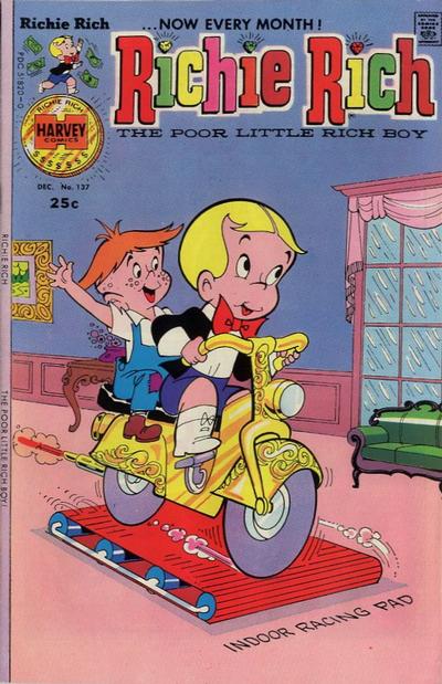 Cover for Richie Rich (Harvey, 1960 series) #137