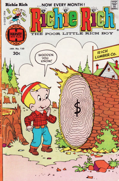 Cover for Richie Rich (Harvey, 1960 series) #150
