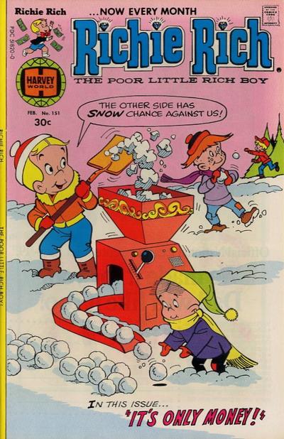 Cover for Richie Rich (Harvey, 1960 series) #151