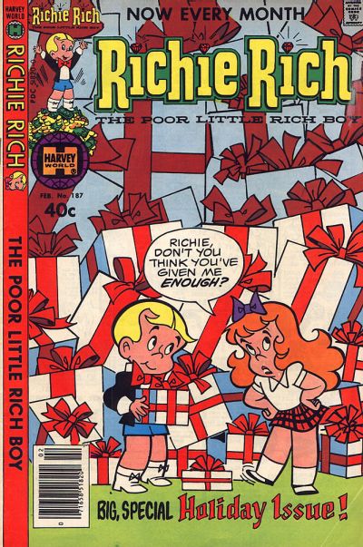 Cover for Richie Rich (Harvey, 1960 series) #187
