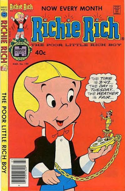 Cover for Richie Rich (Harvey, 1960 series) #188